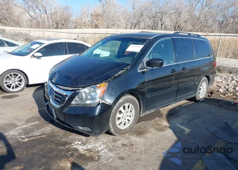 2010 Honda Odyssey Ex-L z USA, uszkodzony, nr VIN 5FNRL3H63AB028662